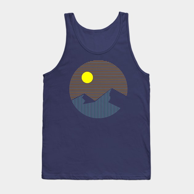 Landscape Line Tank Top by ganola